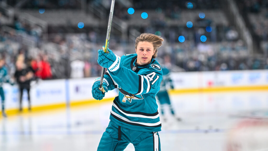 San Jose Sharks forward Ivar Stenberg