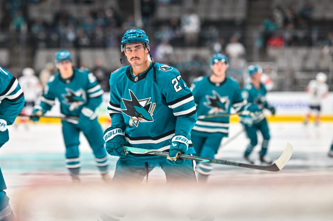 San Jose Sharks forward Mason Marchment