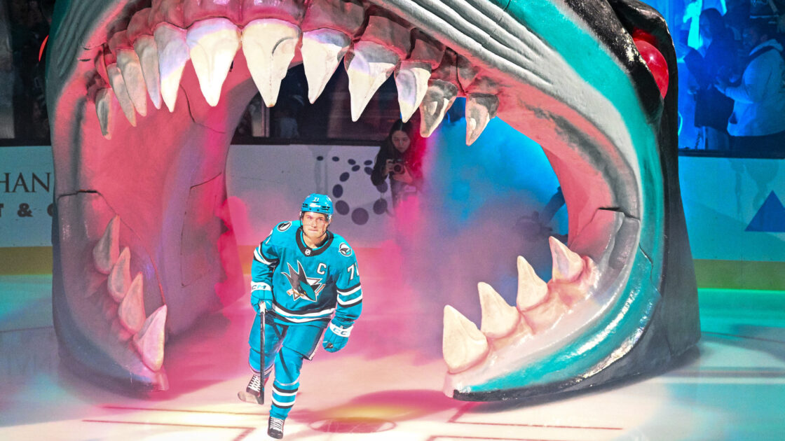 San Jose Sharks forward Macklin Celebrini