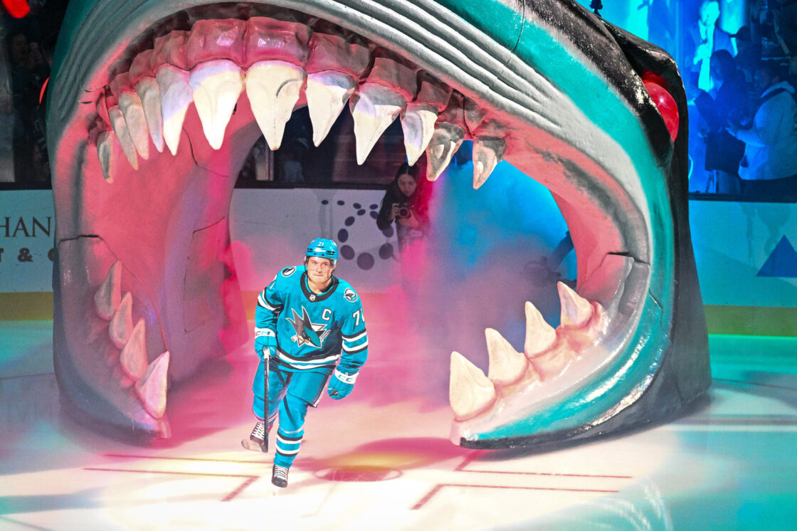 San Jose Sharks forward Macklin Celebrini
