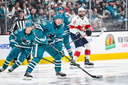 San Jose Sharks forward Ivar Stenberg