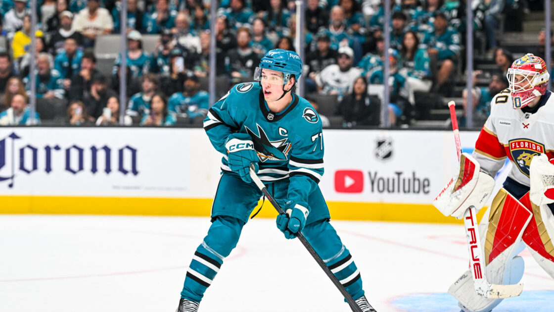 San Jose Sharks forward Macklin Celebrini