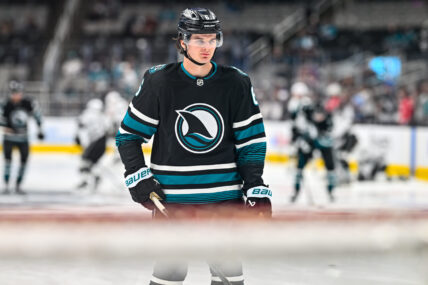 San Jose Sharks defenseman Sam Dickinson