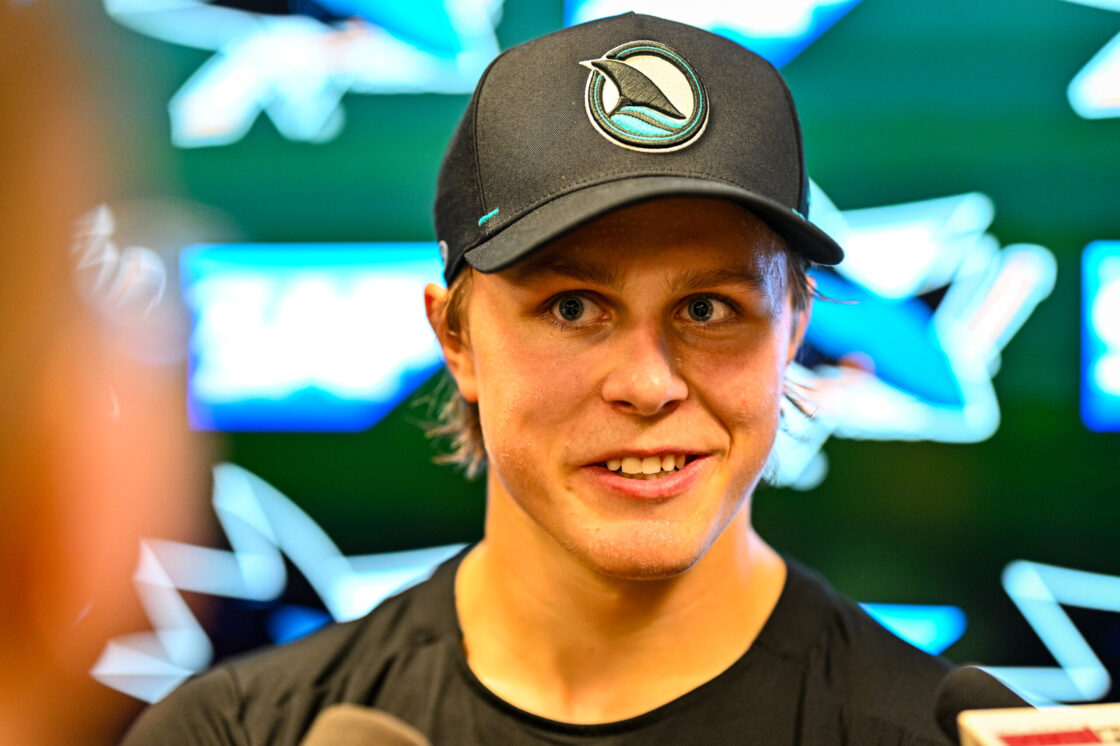 San Jose Sharks forward Ivar Stenberg