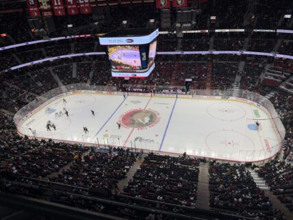 San Jose Sharks against the Ottawa Senators